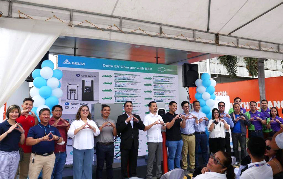 Delta Launches DC and AC EV Chargers at Unioil Petroleum Philippines
